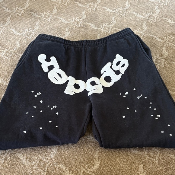 Sp5der OG Web Sweatpant Black - Picture 1 of 5